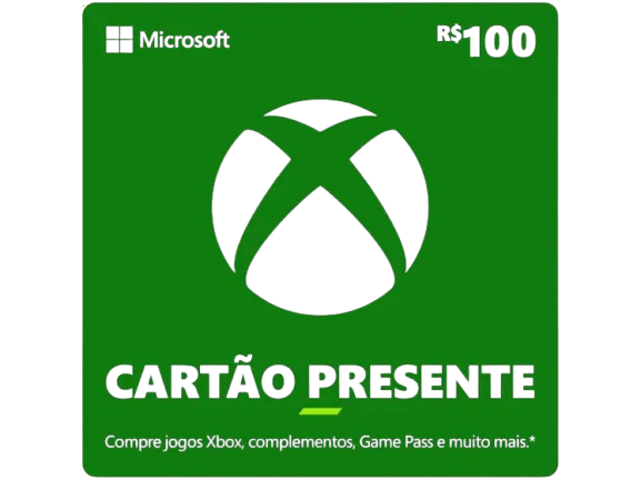 Gift Card Xbox R$100
